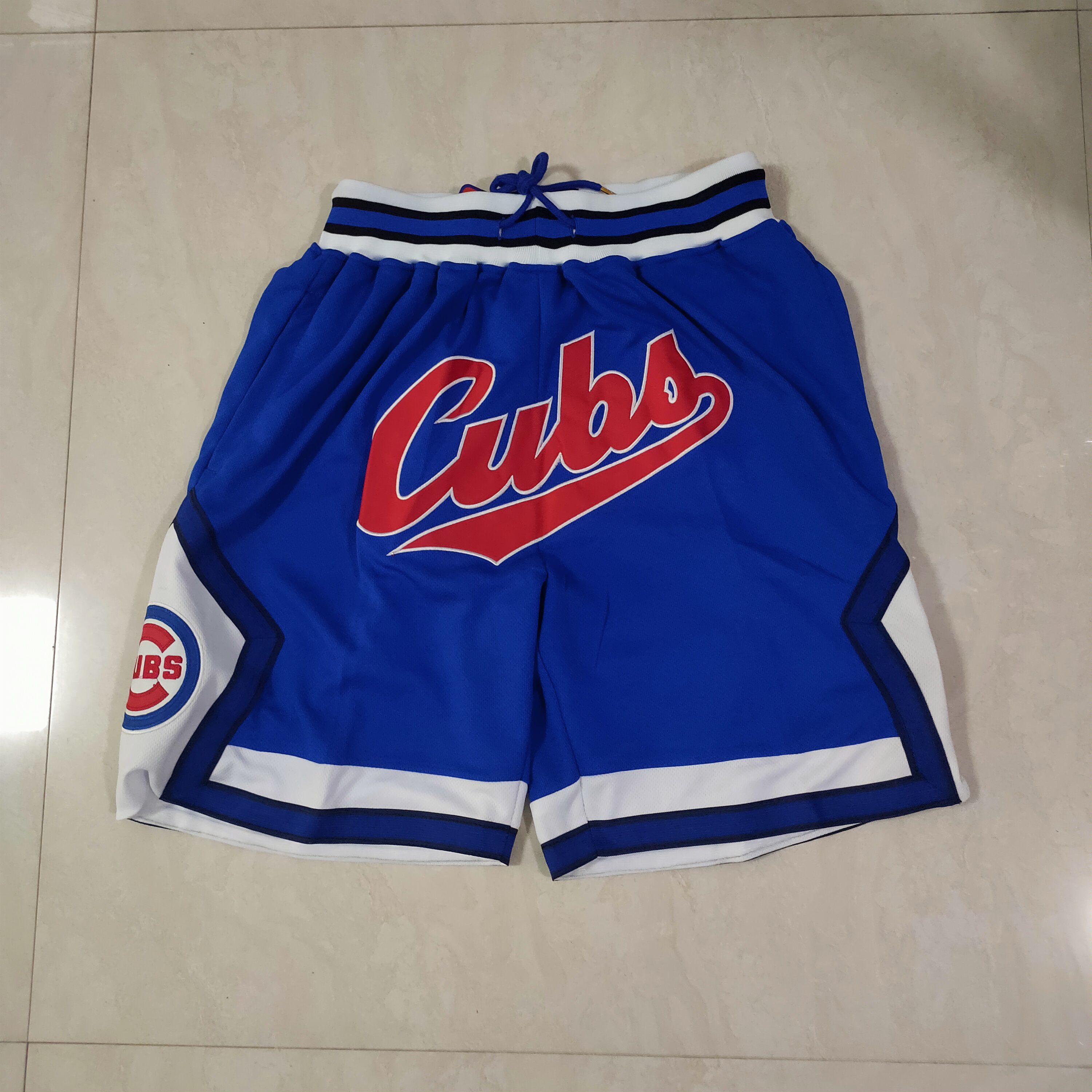 Men MLB Chicago Cubs Blue Shorts->new york yankees->MLB Jersey